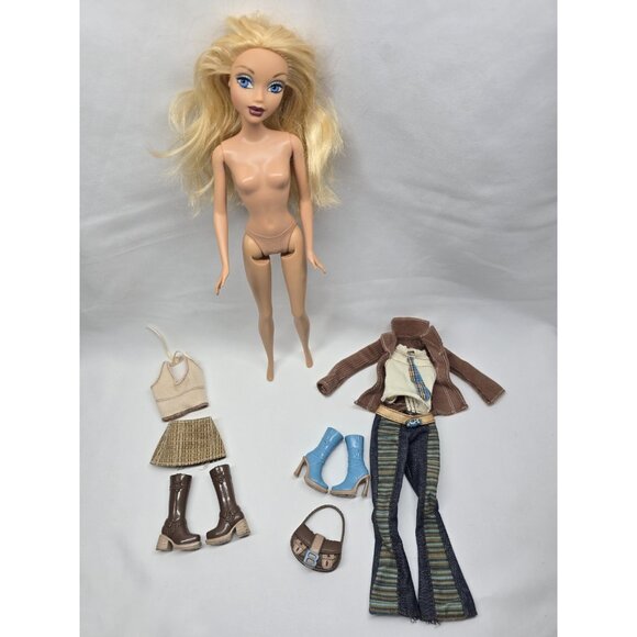 My Scene Doll Back to School Barbie Kennedy Doll Outfit Boots Handbag- READ. - Picture 15 of 16